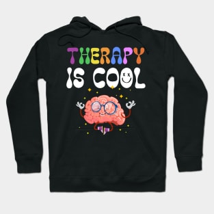 Therapy Is Cool BPD Bipolar Mental Health Awareness Hoodie